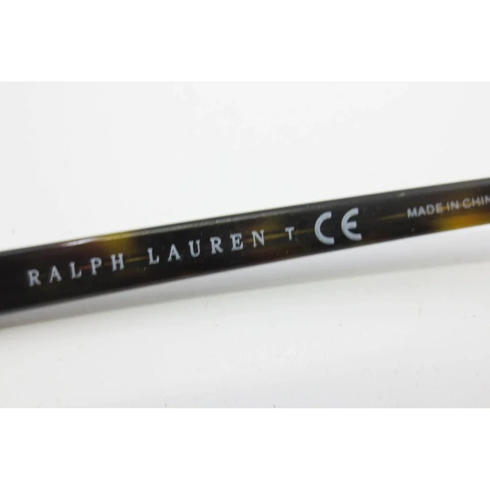 Polo Ralph Lauren 1020 9011 Brown Tortoise Semi Rimless Rectangular Eyeglasses
